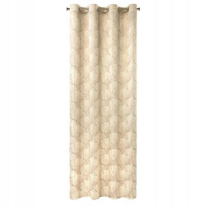 Zasłona Welur Velvet Przelotki 140x250 Kremowa