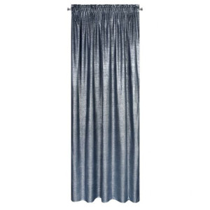 Zasłona Welur Velvet Na Taśmie 140x270 Granatowa