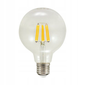 Polux Żarówka LED Filament Platinum G95 7,5 W E27