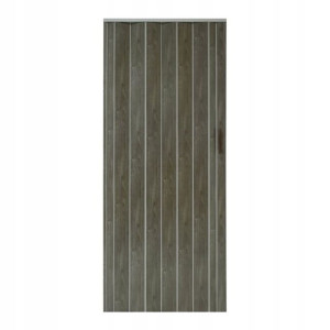 Drzwi harmonijkowe Natura 001P-80-64 dąb grafitowy