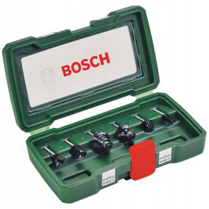 Zestaw frezów 6 elementów w walizce BOSCH