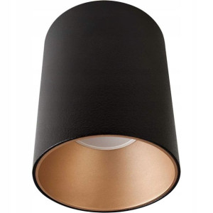 Nowodvorski Oprawa natynkowa EYE TONE śr. 8,9 cm czarno-złota 1xGU10