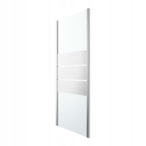 Ścianka prysznicowa GoodHome Beloya 90 cm chrom/szkło lustrzane