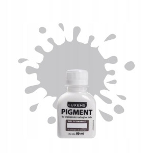 Barwnik w płynie PIGMENT 80 ml Biel tytanowa nr 27 LUXENS
