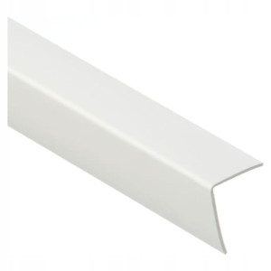 Kątownik Cezar 25 x 20 x 1,1 mm 1 m PCV biały
