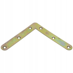 Narożnik wąski 12 x 40 x 40 mm ocynk żółty
