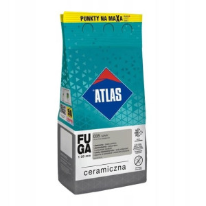 Fuga ceramiczna Atlas 035 szary 5 kg