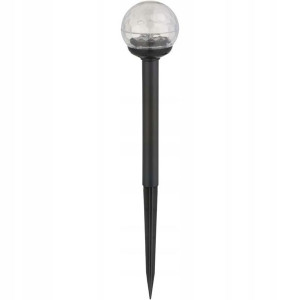 Lampa solarna LED KULKA RGB
