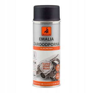 Emalia Dragon żaroodporna 0,4 l czarna