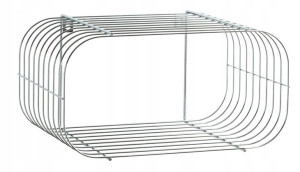 Półka ścienna chrom stalowa 40cm galbour