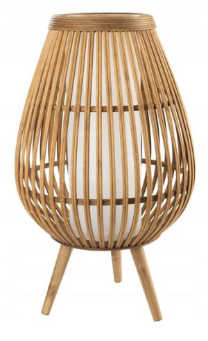 Lampa podłogowa bambusowa eko 54cm naturalna