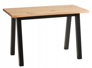 Biurko loft loftowe dębowe czarne 60x120 dąb/czarny