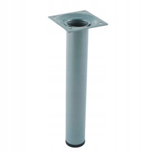 Hettich Nogi do mebli srebrne śr. 3 cm x 20 cm