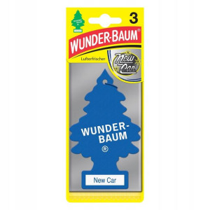 Wunder Baum Zapach choinka New Car - 3 szt.