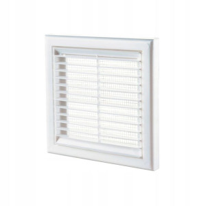 Vents kratka wentylacyjna 154 mm x 154 mm x śr. 100 mm biała