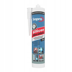 Silikon sanitarny Sopro 310 ml antracyt 66
