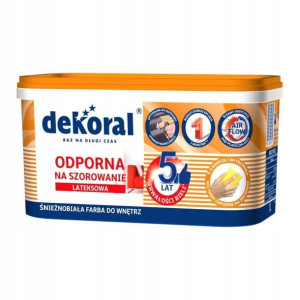 Farba Dekoral Akrylit W śnieżnobiała 1 l