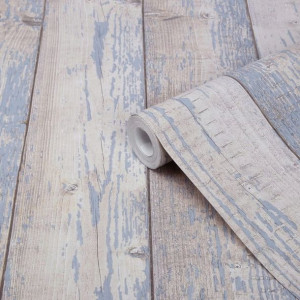 Tapeta winylowa na flizelinie GoodHome Bucy jasnoniebieska