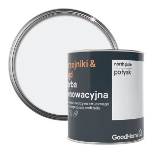 Farba GoodHome Grzejniki north pole połysk 0,75 l