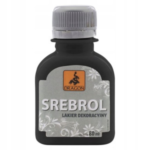 Lakier dekoracyjny Dragon Srebrol 80 ml