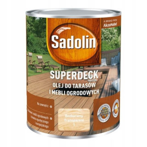 Olej do drewna Sadolin Superdeck bezbarwny 0,75 l
