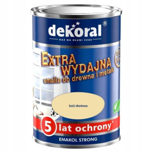 Emalia Dekoral Emakol Strong kość słoniowa 0,9 l