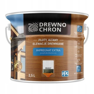 Impregnat Drewnochron Extra biały 2,5 l