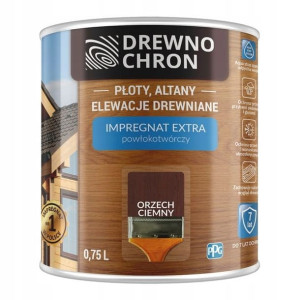 Impregnat Drewnochron Extra orzech ciemny 0,75 l