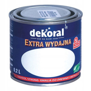 Emalia Dekoral Emakol Strong śnieżnobiały 0,2 l