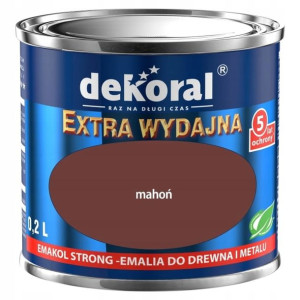Emalia Dekoral Emakol Strong mahoń 0,2 l