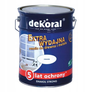 Emalia Dekoral Emakol Strong śnieżnobiały 5 l