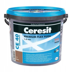 Fuga elastyczna Ceresit CE 40 Aquastatic terra brąz 5 kg