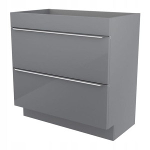 Szafka pod umywalkę GoodHome Imandra stojąca 80 cm szara