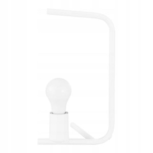 Lampa stołowa GoodHome Darrah 1-punktowa E27 biała