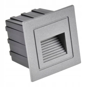 Oświetlenie schodowe LED Polux Q6 20 lm 3 W 4000 K IP65 podtynkowe kwadrato