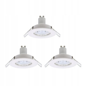 Oczko LED GU10 230 lm 2700 K 8,5 cm białe 3 szt.