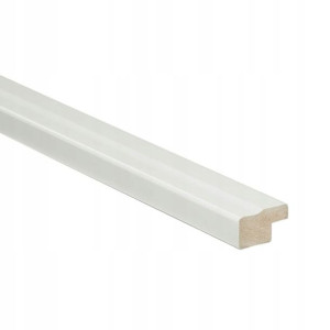 Listwa wieńcząca GoodHome Alisma 240 x 3,5 cm biały połysk