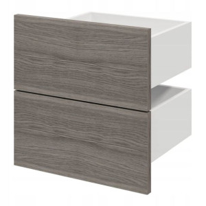 Szuflada zewnętrzna GoodHome Atomia 33,9 x 30 x 18,45 cm dąb szary 2 szt.