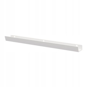 Uchwyt brzegowy GoodHome Atomia 29,3 cm biały 2 szt.