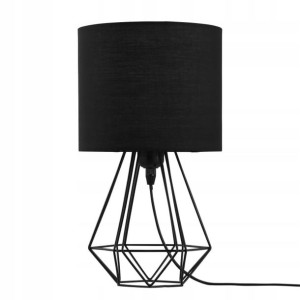 Lampa stołowa GoodHome Smertrio 1-punktowa E27 czarna