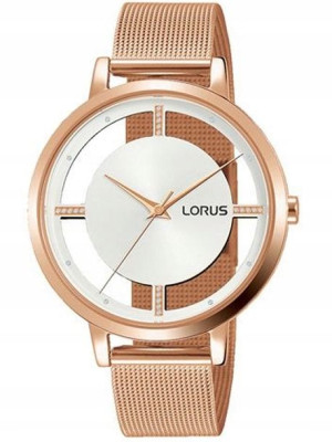 Zegarek Damski LORUS RG288PX9 Mesh Różowe Złoto