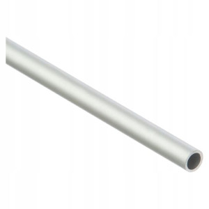 Rura okrągła Cezar 8 x 1 mm 1 m aluminium srebrne