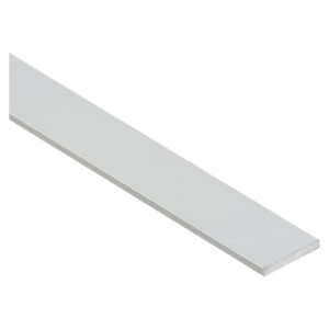 Sztanga płaska Cezar 15 x 2 mm 1 m aluminium srebrne
