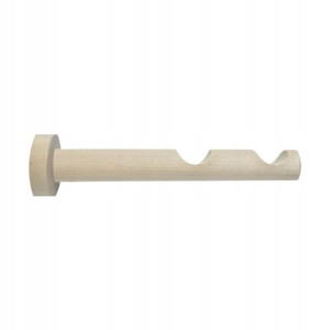Wspornik do karnisza 28 mm podwójny surowe drewno 200 mm Inspire