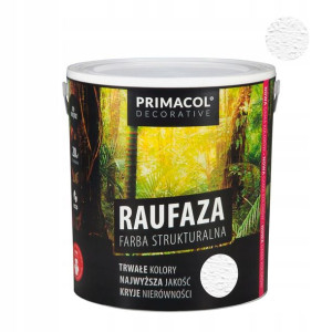 Primacol Farba strukturalna raufaza biała 5 l