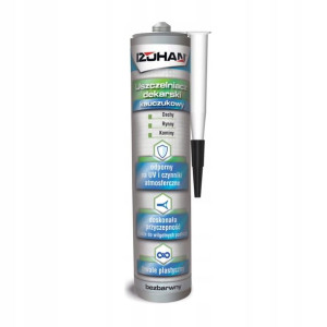 IZOHAN Uszczelniacz dekarski kauczukowy bezbarwny 290 ml
