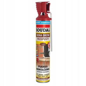 Soudal Pianka montażowa z aplikatorem Genius Gun zimowa 750 ml