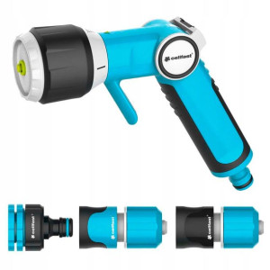 Cellfast Zestaw ze zraszaczem pistoletowym w-funkcyjnym Ergo Line 13 mm (1/