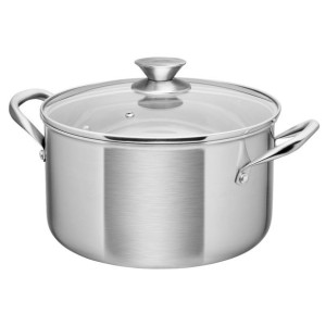 Garnek 5l indukcja gaz prąd stal nierdzewna