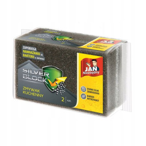 Jan Niezbędny Zmywak SILVER BLOCK 2 szt.